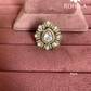 Angana polki kundan ring (SG-142) - White