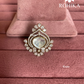 Angana polki kundan ring (SG-097) - White