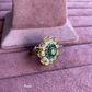 Angana polki kundan ring (SG-062) - Green