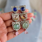 Saabya Inspired Fusion Necklace Set (SS021) - Mint Green