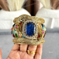 Sabya Deisgner Semi-Precious Kada (SSB004) -  Multi Colour