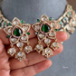 Kalindi Moisanite Necklace Set - Green