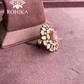 Angana polki kundan ring  (SG-006) - Light Pink