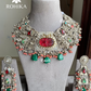 Banjara fusion necklace set (FN-013) - Red