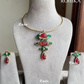 Banjara fusion necklace set (FN-006) - Red