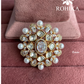 Angana polki kundan ring (SG-136) - White