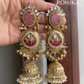 Banjara fusion earrings (FE-020) - Pink