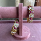 Karuna polki kundan kada/bangles - Pink