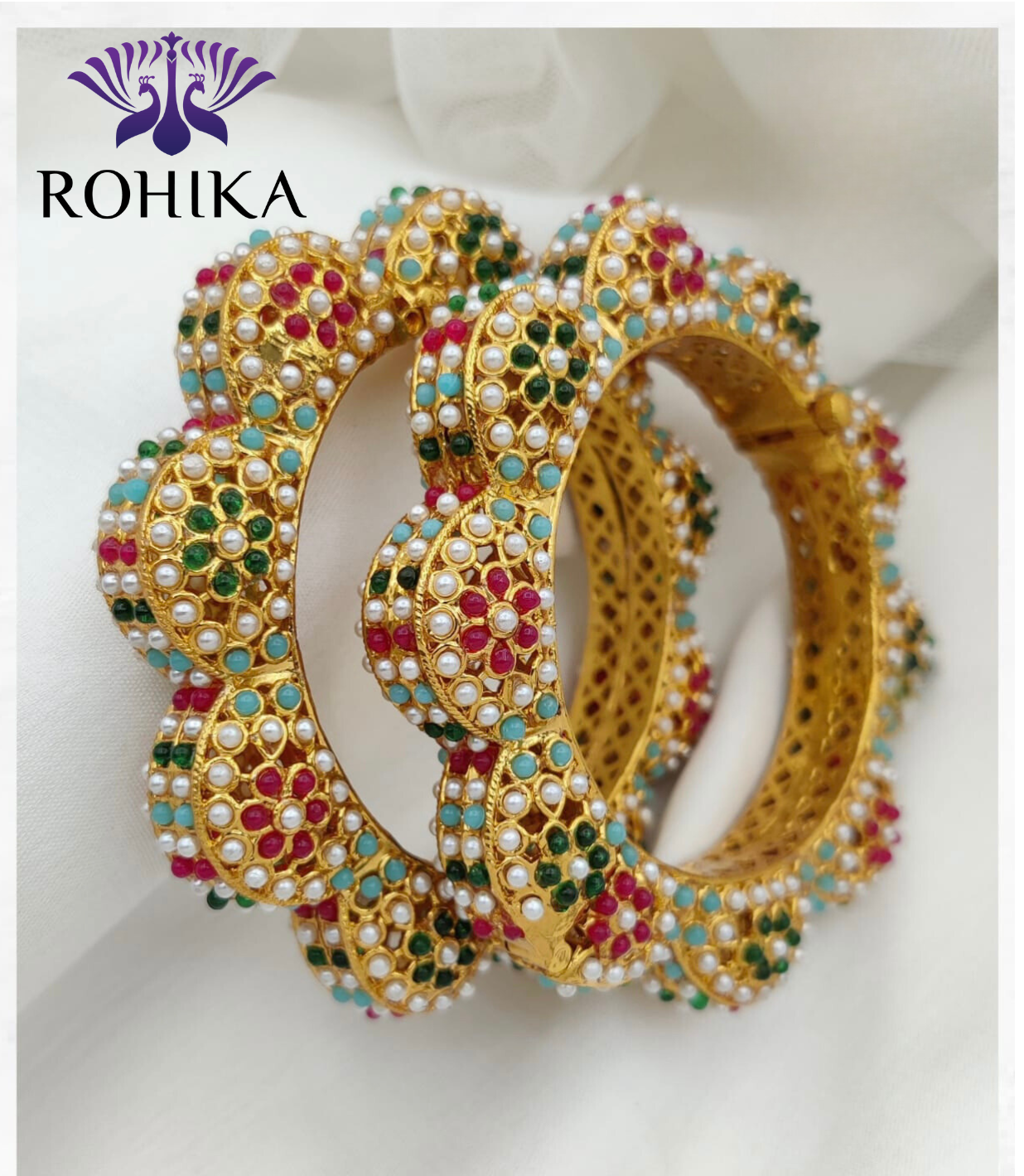 Nikhat jadau bangles 