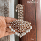 Moisanite kundan kalgi (NK-006) - White - Rohika Store