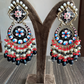 Rashmi meenakari earrings - Black