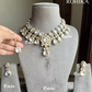 Zaira polki kundan necklace set