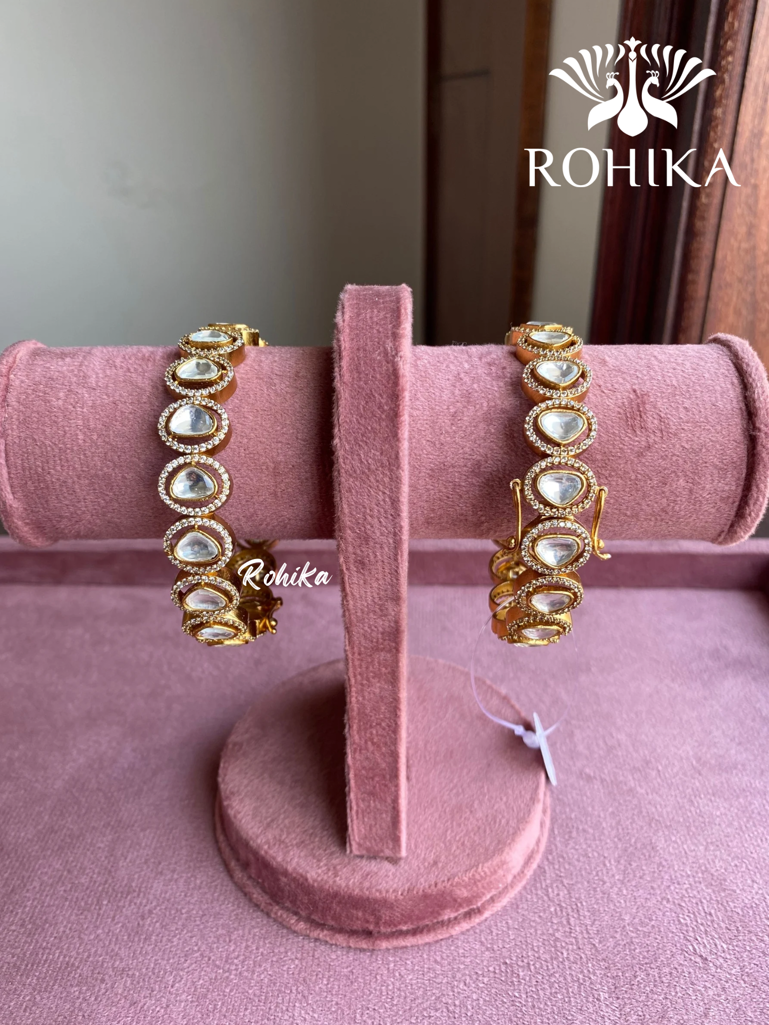 Shaurya polki kundan kada/bangles