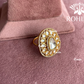 Angana polki kundan ring  (SG-039) - White