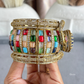 Sabya Deisgner Semi-Precious Kada (SSB004) -  Multi Colour