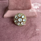 Angana polki kundan ring  (SG-032) - White