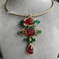 Banjara fusion necklace set (FN-006) - Red