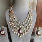 Tvisha moisanite polki necklace set - Green