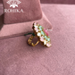 Angana polki kundan ring  (SG-006) - Mint green and Pink