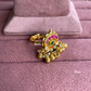 Padmini pachhi kundan ring (SG-157) - Red & Green - Rohika store 