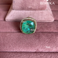 Angana polki kundan ring (SG-102) - Mint green