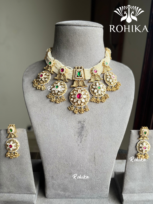 Sakhi goldplated necklace set