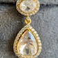 Arohi Moisanite Necklace set -Golden