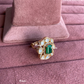 Angana polki kundan ring (SG-082) - Green