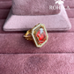 Angana polki kundan ring (SG-124) - Red