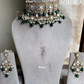 Mihu polki kundan choker set - Green