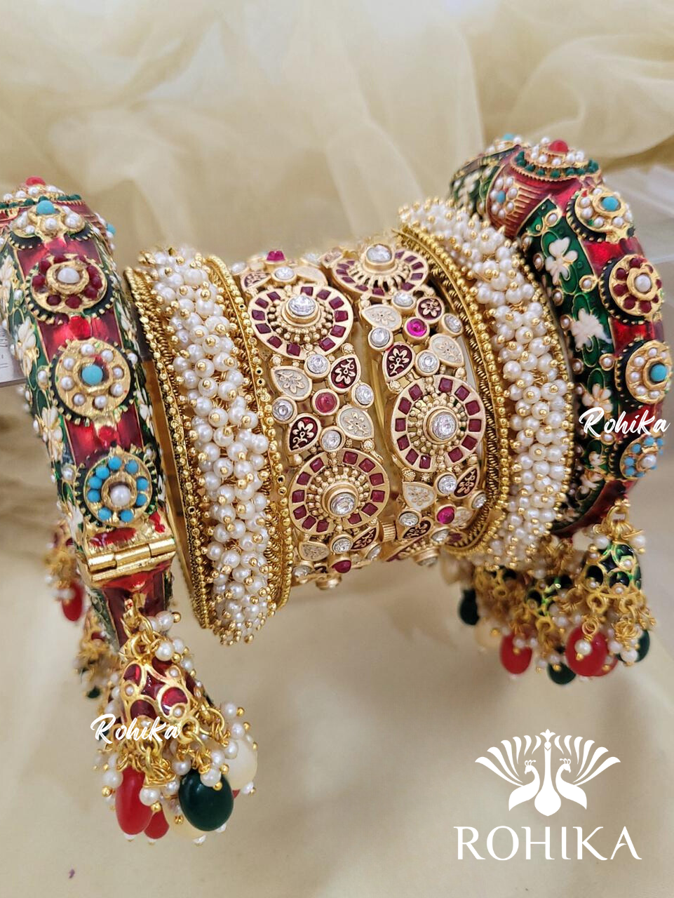 Jadau kundan bangle/Kada set (2009)