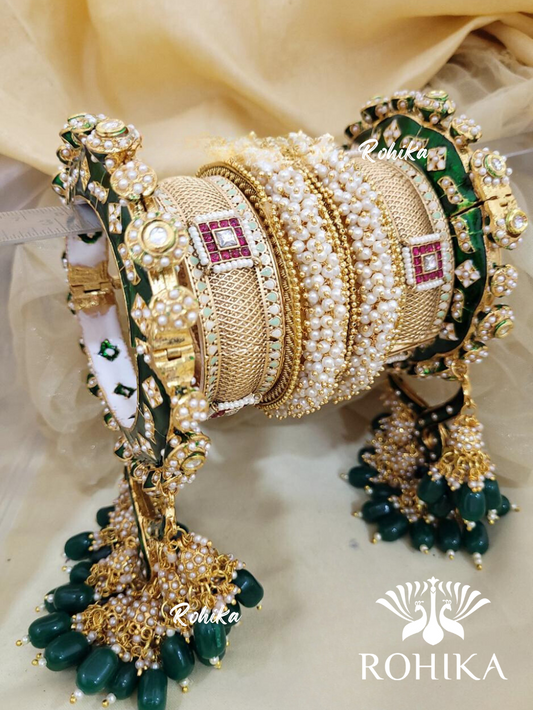 Jadau kundan bangle/Kada set (2012)