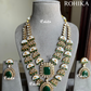 Shubha designer necklace set - Green