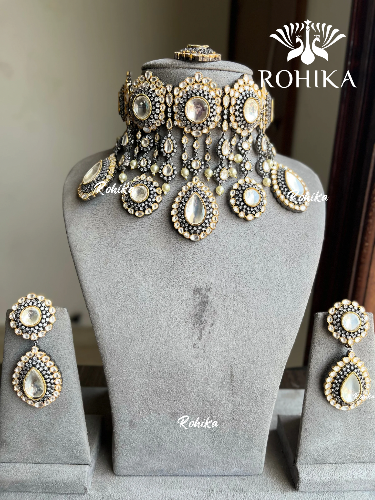 Arya designer polki kundan choker set