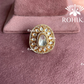 Angana polki kundan ring  (SG-039) - White