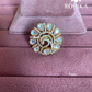 Angana polki kundan ring (SG-143) - White