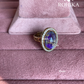 Angana polki kundan ring (SG-090) - Purple