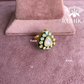 Angana polki kundan ring  (SG-050) - Dark green