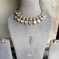 Hania moisinite necklace set - Golden