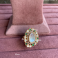 Angana polki kundan ring (SG-063) - Green