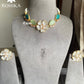 Mother of pearl necklace set- White (N-MOP016)