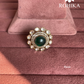 Angana polki kundan ring (SG-138) - Dark green