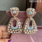 Mohana moisanite earrings - Mint green