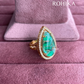 Angana polki kundan ring (SG-123) - Green