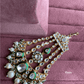 Bandini polki kundan passa /jhoomer (015) - Dark green - Rohika Store