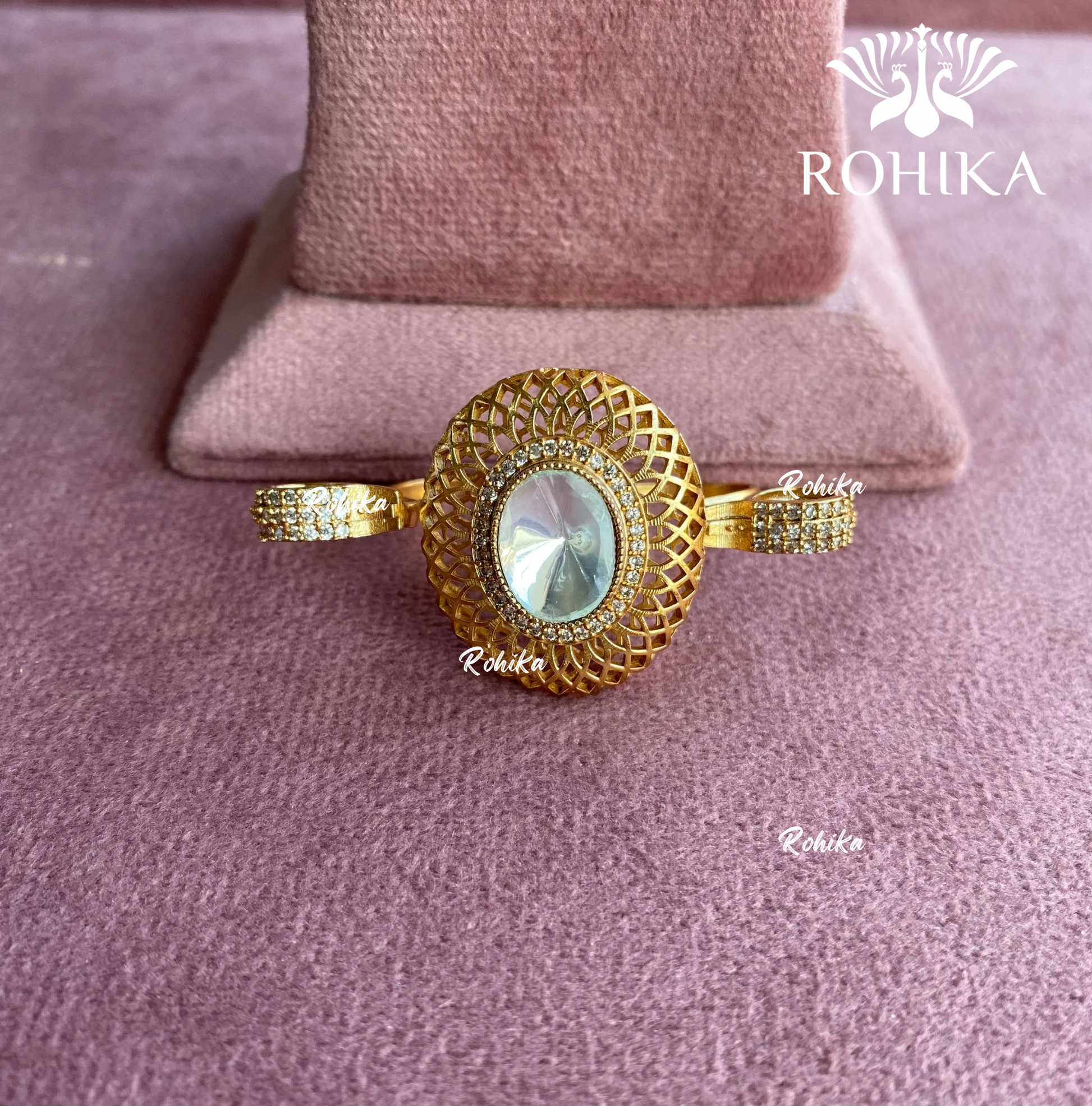 Angana polki kundan ring  (SG-037) - White