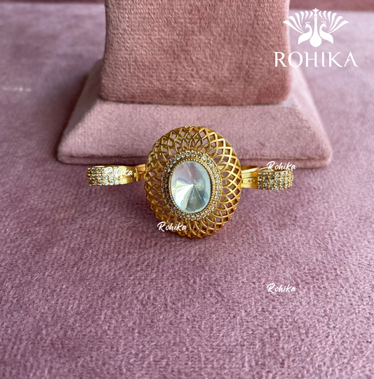 Angana polki kundan ring  (SG-037) - White