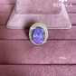 Angana polki kundan ring (SG-137) - Purple