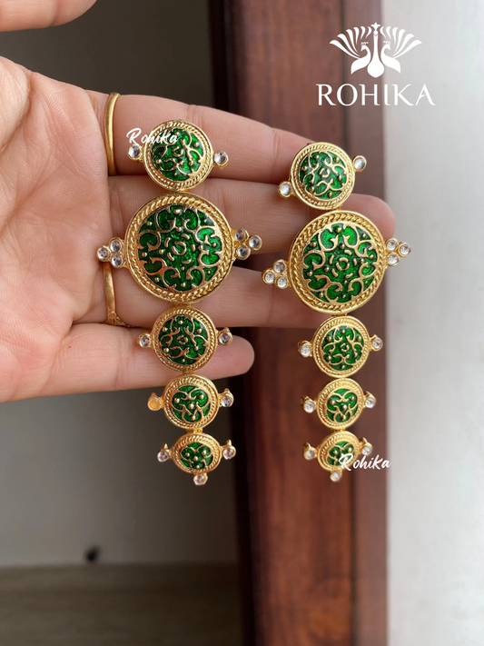 Joya earrings - Green