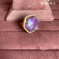 Angana polki kundan ring (SG-141) - Purple